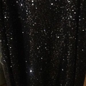 brand new dknyc cold shoulder sequins